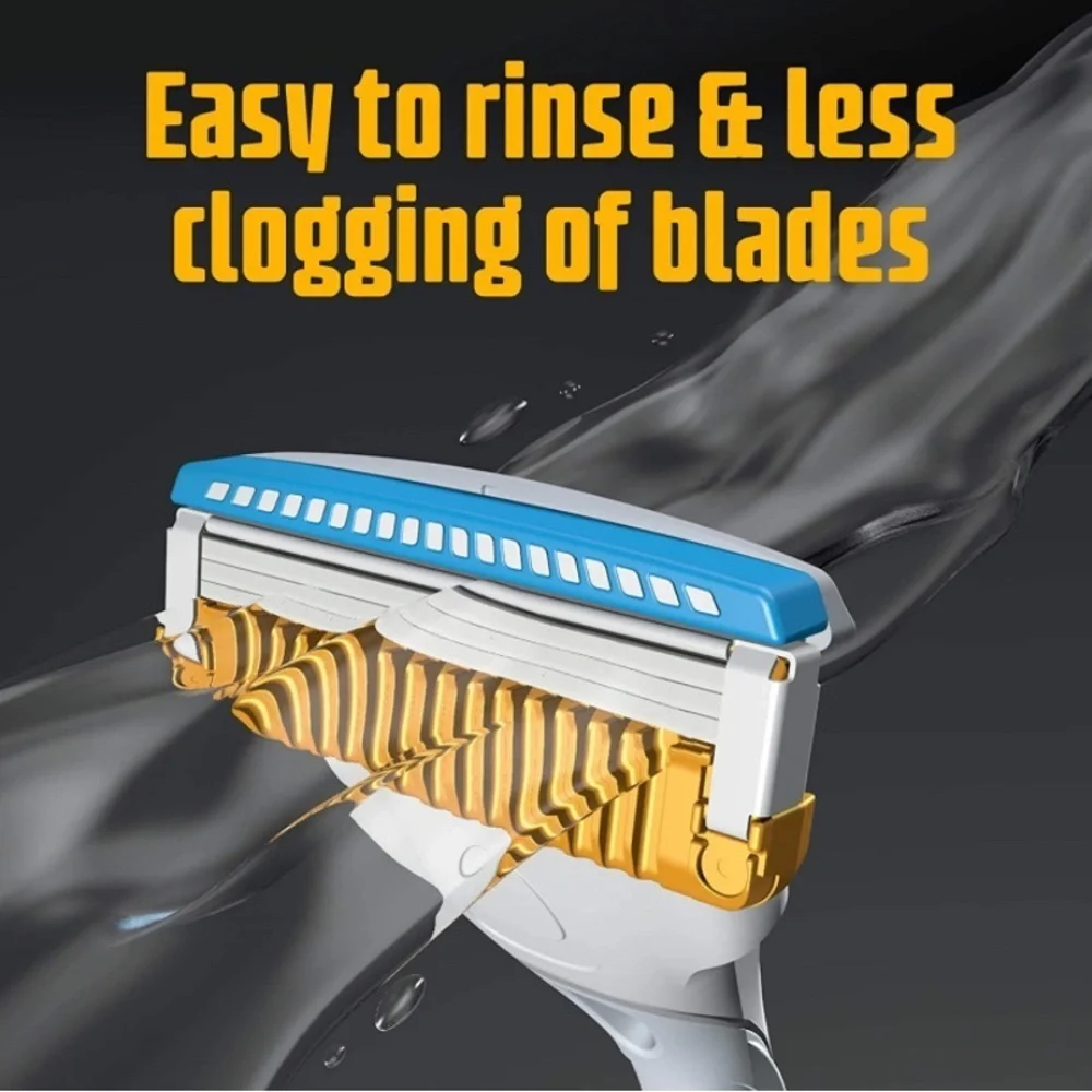 Schick Hydro Stubble Eraser Razor with 2 Razor Refill Blades Set of 2